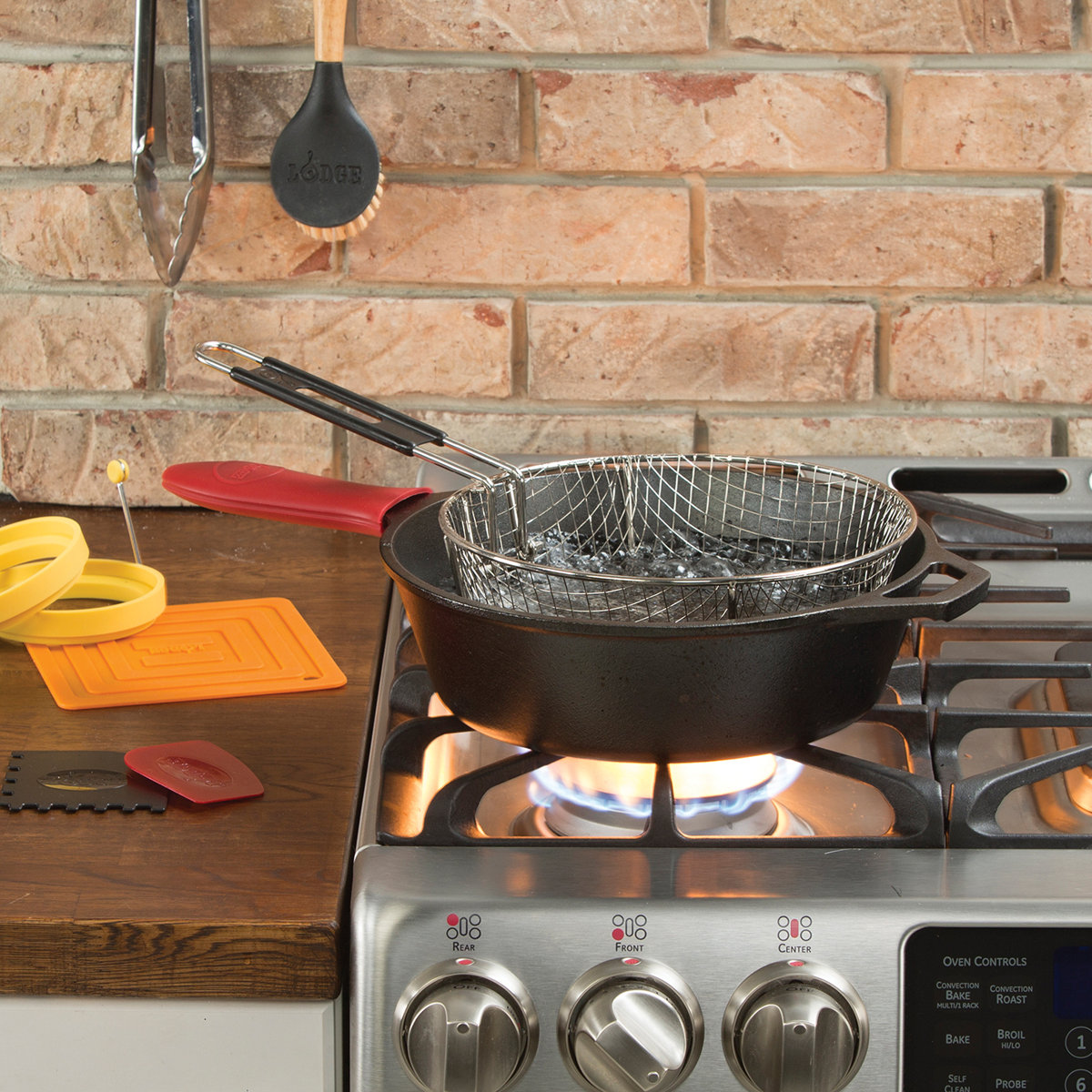 Cast Iron Deep Skillet